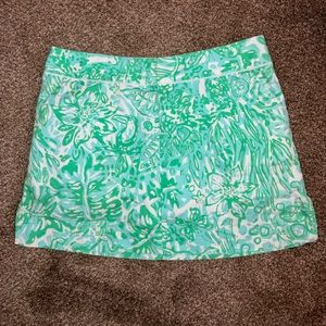 Women’s Lilly Pulitzer Iguana Green Skort size 4
